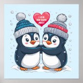 Penguin Couple Poster (Voorkant)