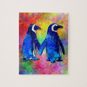 "Penguin Couple" Puzzle Legpuzzel