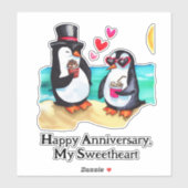 Penguin Couple Sticker (Vel)