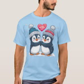 Penguin Couple T-shirt (Voorkant)