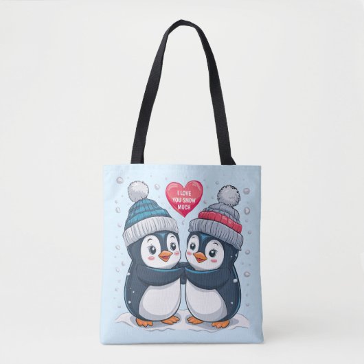 Penguin Couple Tote Bag (Voorkant)