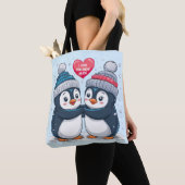 Penguin Couple Tote Bag (Dichtbij)