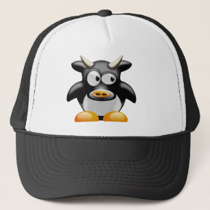 Penguin Cow met horens Trucker Pet