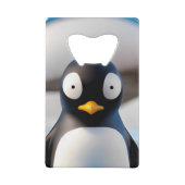 Penguin Creditkaart Flessenopener (Achterkant)