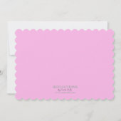 Penguin Cupcake Birthday Party Kaart (Achterkant)