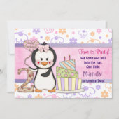 Penguin Cutie - Meisje Tweede Kaart (Voorkant)