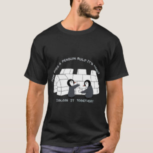 Penguin Dad Joke T-shirt