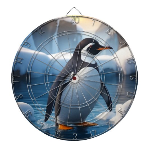 Penguin Dartboard Dartbord (Voorkant)