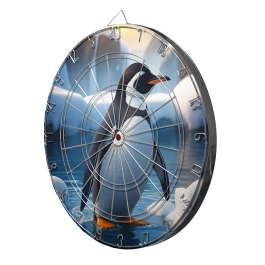 Penguin Dartboard Dartbord (Voorkant Rechts)