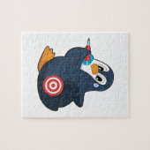 Penguin Darts Dart Dartboard Legpuzzel (Horizontaal)