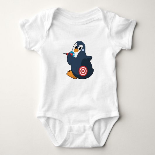 Penguin Darts Dart Dartboard Romper (Voorkant)