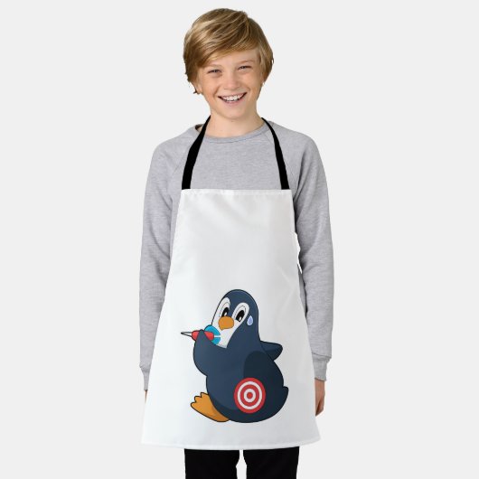 Penguin Darts Dart Dartboard Schort (Gedragen)