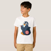 Penguin Darts Dart Dartboard T-shirt (Voorkant volledig)