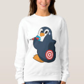 Penguin Darts Dart Dartboard Trui (Voorkant)