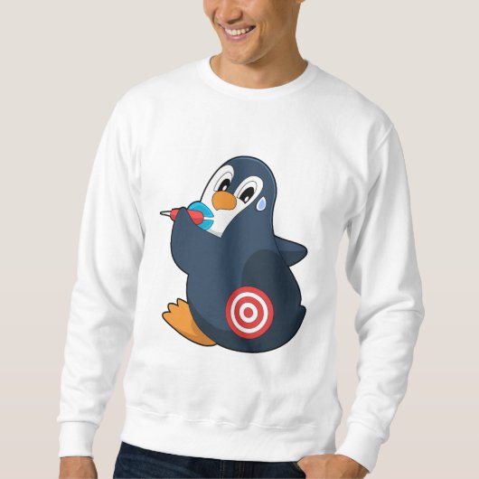 Penguin Darts Dart Dartboard Trui (Voorkant)
