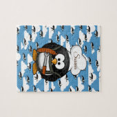 Penguin Decorative Jigzaag Puzzle Legpuzzel (Horizontaal)