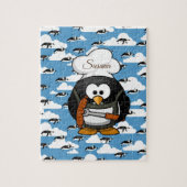 Penguin Decorative Jigzaag Puzzle Legpuzzel (Verticaal)