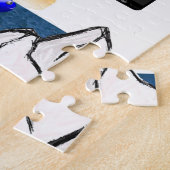 Penguin Decorative Jigzaag Puzzle Legpuzzel (Zijkant)