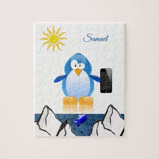 Penguin Decorative Jigzaag Puzzle Legpuzzel (Verticaal)