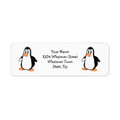 Penguin Design Etiket (Voorkant)