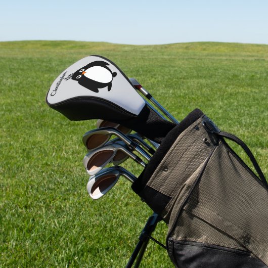Penguin Design Golfheadcover (Insitu)
