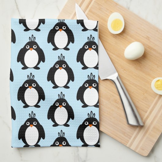 Penguin Design Kitchen Towel Theedoek (Quarter Fold)