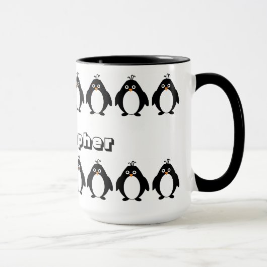 Penguin Design Mok (Rechts)