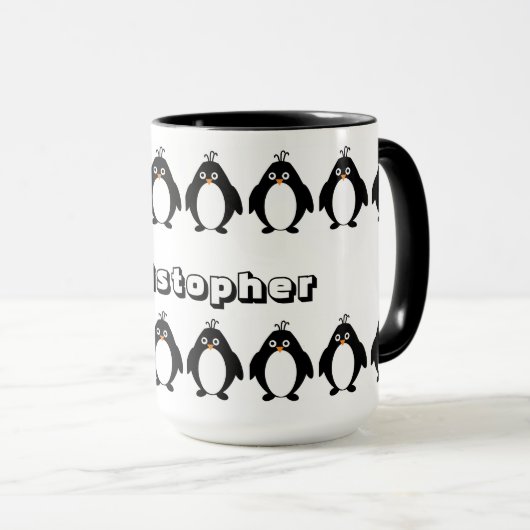 Penguin Design Mok (Voorkant rechts)