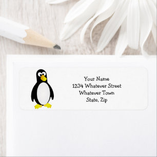 Penguin Design Retouradres Etiket
