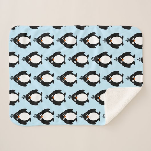 Penguin Design Sherpa Deken (Voorkant (horizontaal))