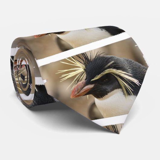 Penguin Design Stropdas (Opgerold)