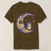 Penguin Dia de Los Muertos Skeleton T-shirt (Design voorkant)