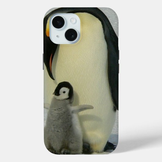 Penguin die naar Chick kijkt Case-Mate iPhone Case (Achterkant)