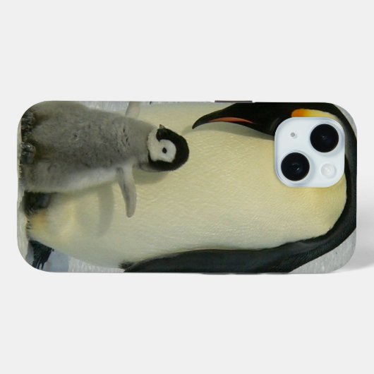 Penguin die naar Chick kijkt Case-Mate iPhone Case (Achterkant (horizontaal))
