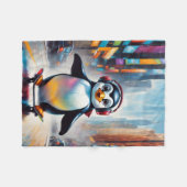 Penguin Digitale Kunst Schilderen Cool Fleece Deken (Voorkant (Horizontaal))