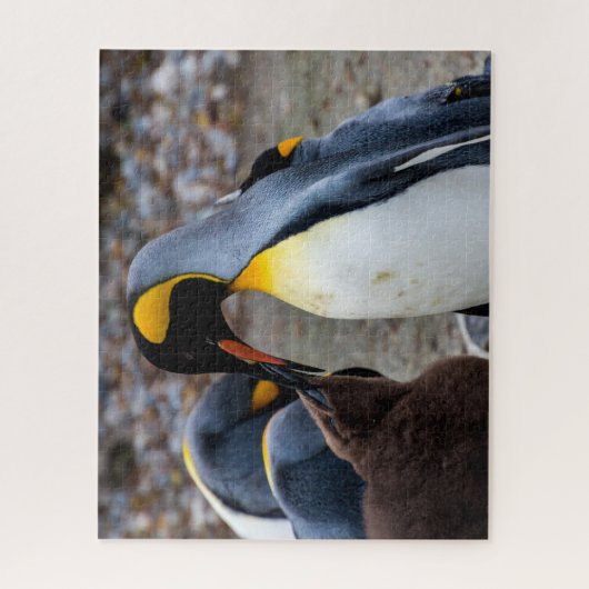 Penguin Dinner with Family, Jigzaag Puzzle Legpuzzel (Verticaal)