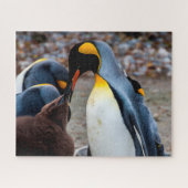 Penguin Dinner with Family, Jigzaag Puzzle Legpuzzel (Horizontaal)