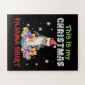 Penguin Dit is mijn kerstpajama-Shirt Legpuzzel (Horizontaal)