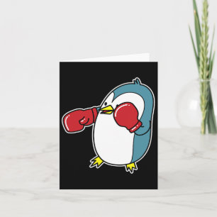 Penguin doet aan boksen kaart