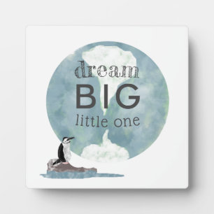 Penguin Dream Big Little One Earth Kinder Fotoplaat