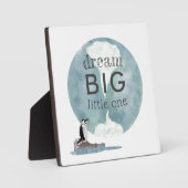 Penguin Dream Big Little One Earth Kinder Fotoplaat (Voorkant)
