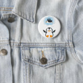 Penguin Dreams Ronde Button 5,7 Cm (In situ)