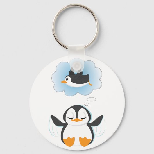 Penguin Dreams Sleutelhanger (Voorkant)