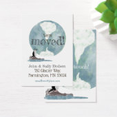 Penguin Earth Nieuw Adres Invoegen Visitekaartje (Bureau)