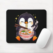 Penguin Eating Ramen Muismat (Met muis)