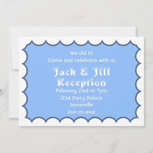 Penguin Elopement / Aankondiging van ontvangst (Achterkant)