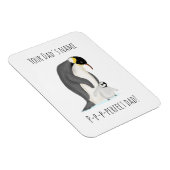 Penguin en chick 'perfecte vader' magnet magneet (Rechterzijde)