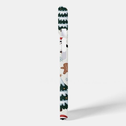 Penguin en kerstboom iPhone / iPad case (Achterkant / Links)
