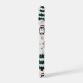 Penguin en kerstboom iPhone / iPad case iPhone 15 Case (Linkerkant)