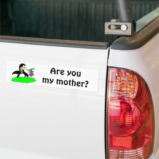 Penguin en Leprechaun Bumpersticker (Op Truck)